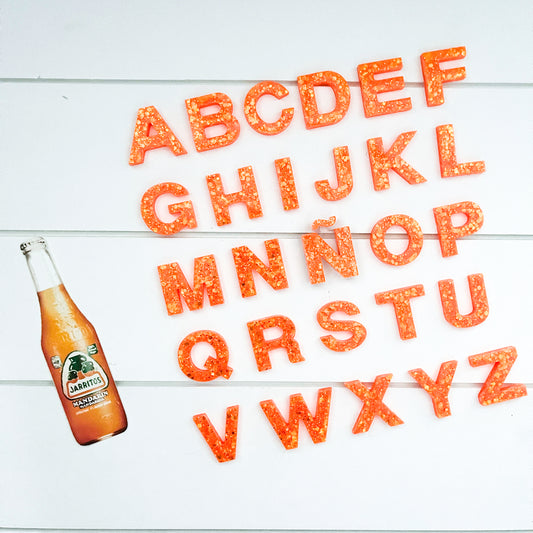 Alfabeto Jarritos - Mandarina (Naranja/Orange)