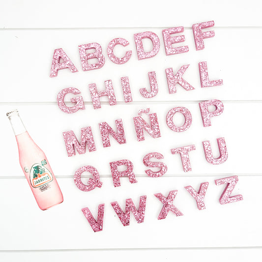Alfabeto Jarritos - Guava (Rosa/Pink)  📤